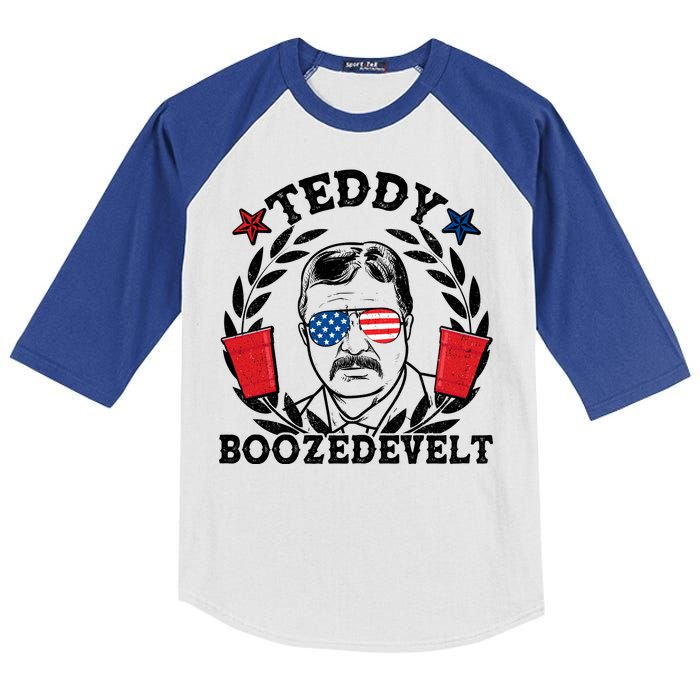 Teddy Boozedevelt USA Beer Party Kids Colorblock Raglan Jersey