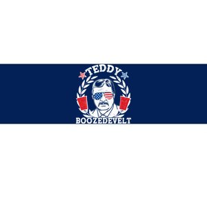 Teddy Boozedevelt USA Beer Party Bumper Sticker