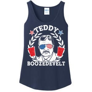 Teddy Boozedevelt USA Beer Party Ladies Essential Tank