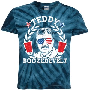 Teddy Boozedevelt USA Beer Party Kids Tie-Dye T-Shirt