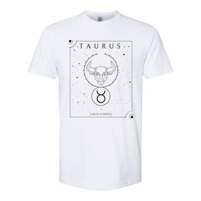 Taurus Earth Elet Zodiac Cute Gift Softstyle® CVC T-Shirt