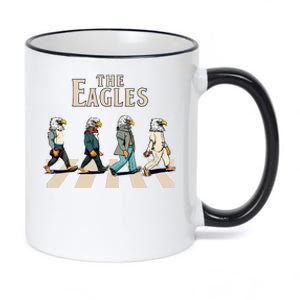 The Eagles_ Eagles Flying Birds Inspirational Music Bands 11oz Black Color Changing Mug