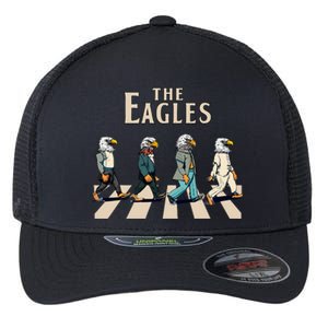 The Eagles_ Eagles Flying Birds Inspirational Music Bands Flexfit Unipanel Trucker Cap