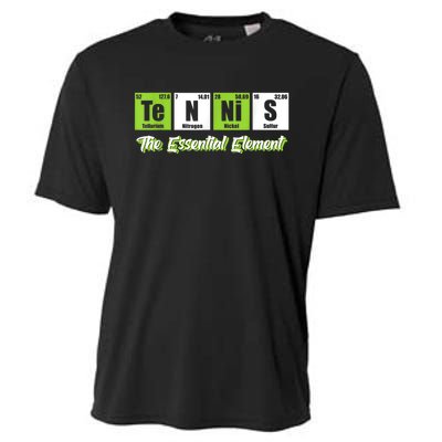 The Essential Element Funny Love Tennis Sience Cooling Performance Crew T-Shirt