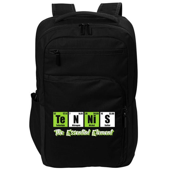 The Essential Element Funny Love Tennis Sience Impact Tech Backpack