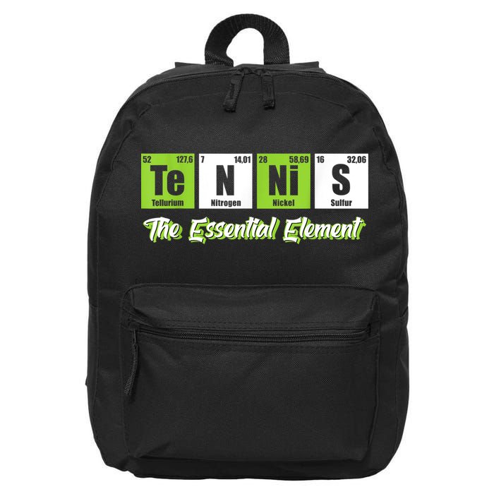 The Essential Element Funny Love Tennis Sience 16 in Basic Backpack