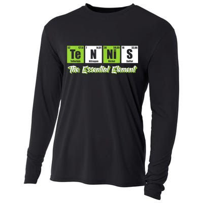 The Essential Element Funny Love Tennis Sience Cooling Performance Long Sleeve Crew