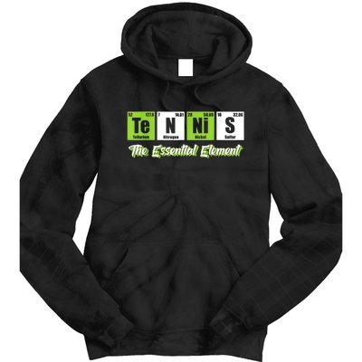 The Essential Element Funny Love Tennis Sience Tie Dye Hoodie