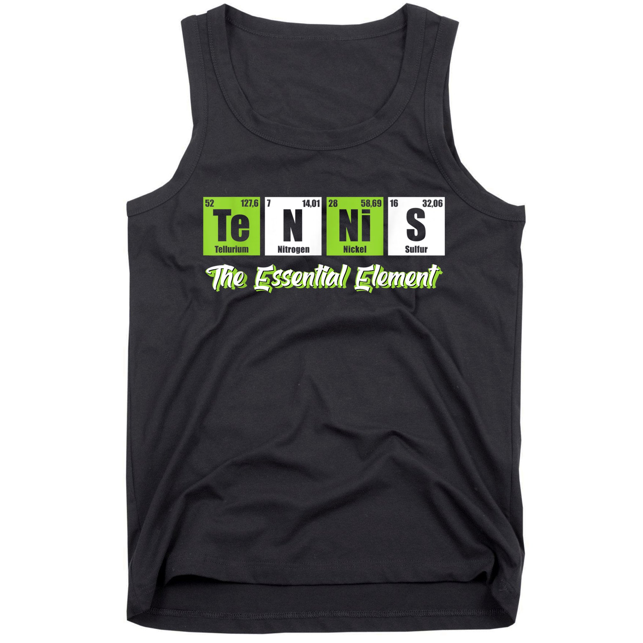 The Essential Element Funny Love Tennis Sience Tank Top