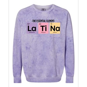 The Essential Element Of Latina Colorblast Crewneck Sweatshirt