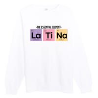 The Essential Element Of Latina Premium Crewneck Sweatshirt