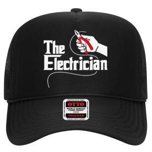 The Electrician Electrical Tools Wire Repairman Wiring High Crown Mesh Back Trucker Hat