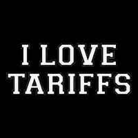 Tariff Enthusiast Economic Humor I Love Tariffs Sustainable Bucket Hat