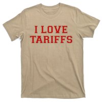 Tariff Enthusiast Economic Humor I Love Tariffs T-Shirt