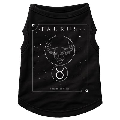 Taurus Earth Element Zodiac Doggie Tank