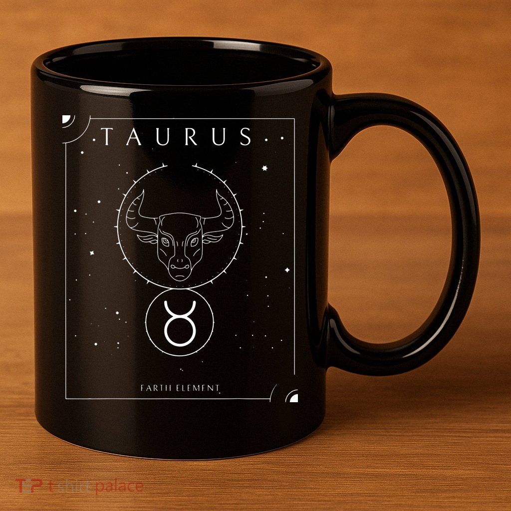 Taurus Earth Element Zodiac 11oz C Handle Ceramic Mug