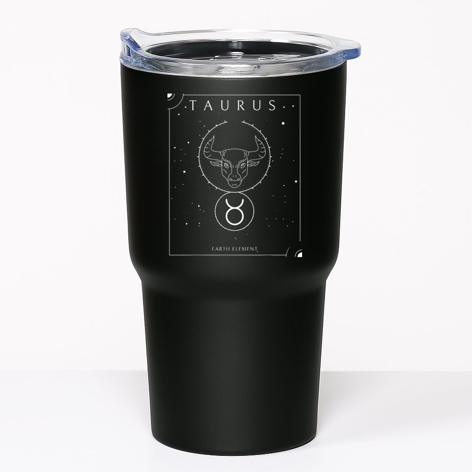 Taurus Earth Element Zodiac Tumbler