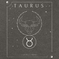 Taurus Earth Element Zodiac Cotton Canvas Backpack
