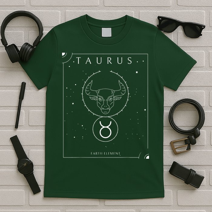 Taurus Earth Element Zodiac T-Shirt