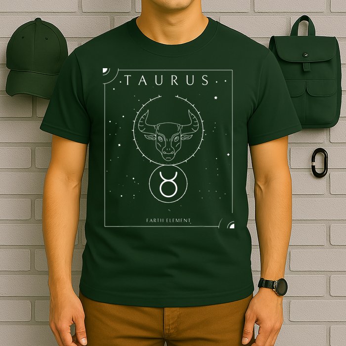 Taurus Earth Element Zodiac T-Shirt