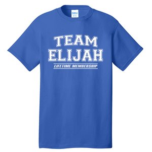 Team Elijah First Name Family Reunion Gift Tall T-Shirt