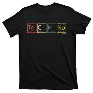 Techno Elements Festival Dark Techno Rave T-Shirt