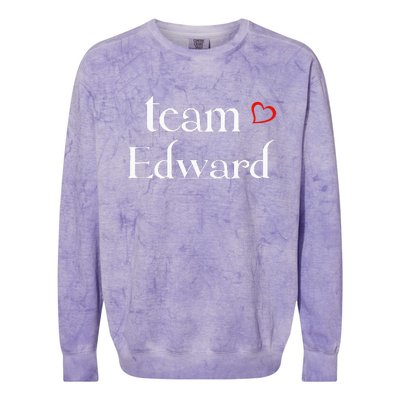 Team Edward  Forks Washington La Push Baby  Colorblast Crewneck Sweatshirt