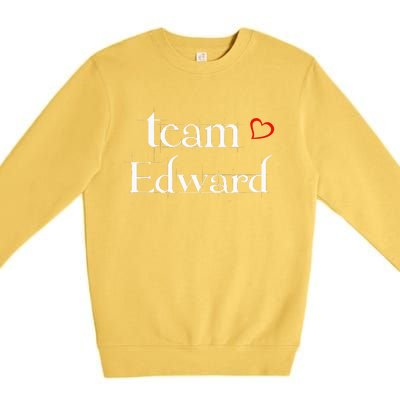 Team Edward  Forks Washington La Push Baby  Premium Crewneck Sweatshirt