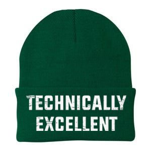 Technically Excellent Funny Technical Excellence Knit Cap Winter Beanie