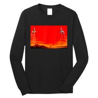 The Elephants Famous Painting By Dali Long Sleeve Shirt