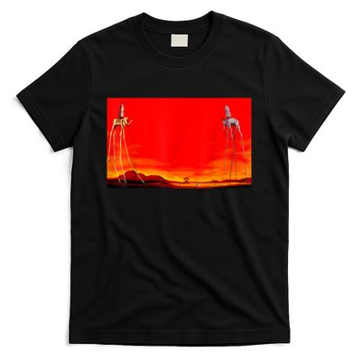 The Elephants Famous Painting By Dali T-Shirt