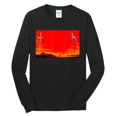 The Elephants Famous Painting By Dali Tall Long Sleeve T-Shirt