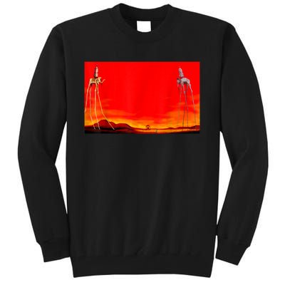 The Elephants Famous Painting By Dali Tall Sweatshirt