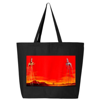 The Elephants Famous Painting By Dali 25L Jumbo Tote