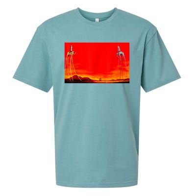 The Elephants Famous Painting By Dali Sueded Cloud Jersey T-Shirt