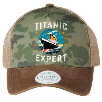 Titanic Expert Funny Rms Titanic Birthday Legacy Tie Dye Trucker Hat