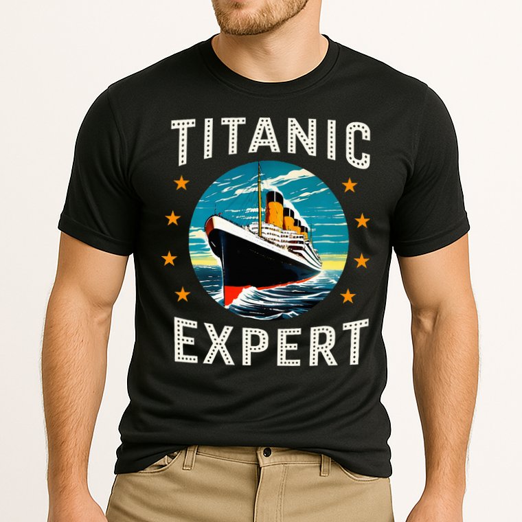 Titanic Expert Funny Rms Titanic Birthday Performance Shirt
