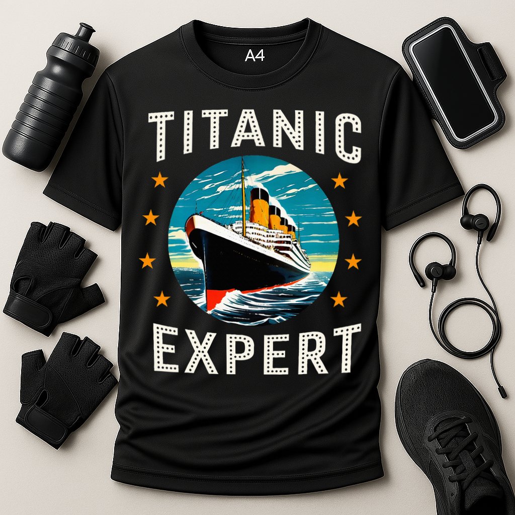 Titanic Expert Funny Rms Titanic Birthday Performance Shirt