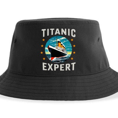 Titanic Expert Funny Rms Titanic Birthday Sustainable Bucket Hat