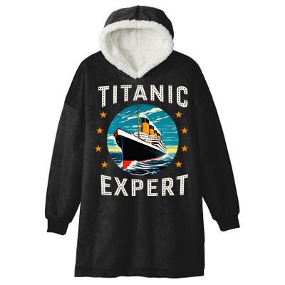 Titanic Expert Funny Rms Titanic Birthday Hooded Wearable Blanket
