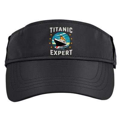 Titanic Expert Funny Rms Titanic Birthday Adult Drive Performance Visor