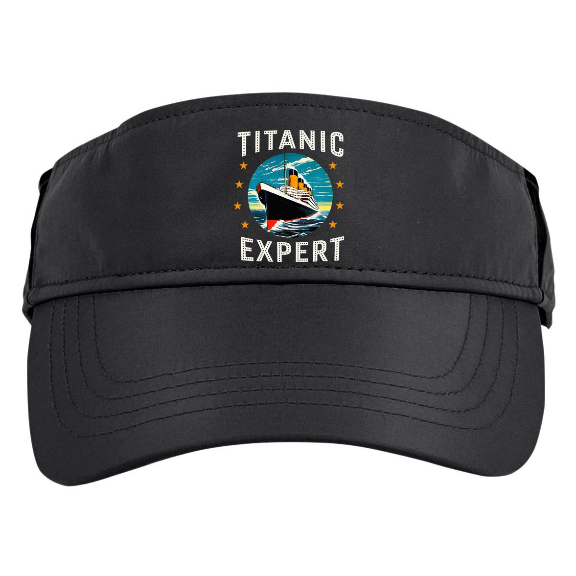 Titanic Expert Funny Rms Titanic Birthday Adult Drive Performance Visor