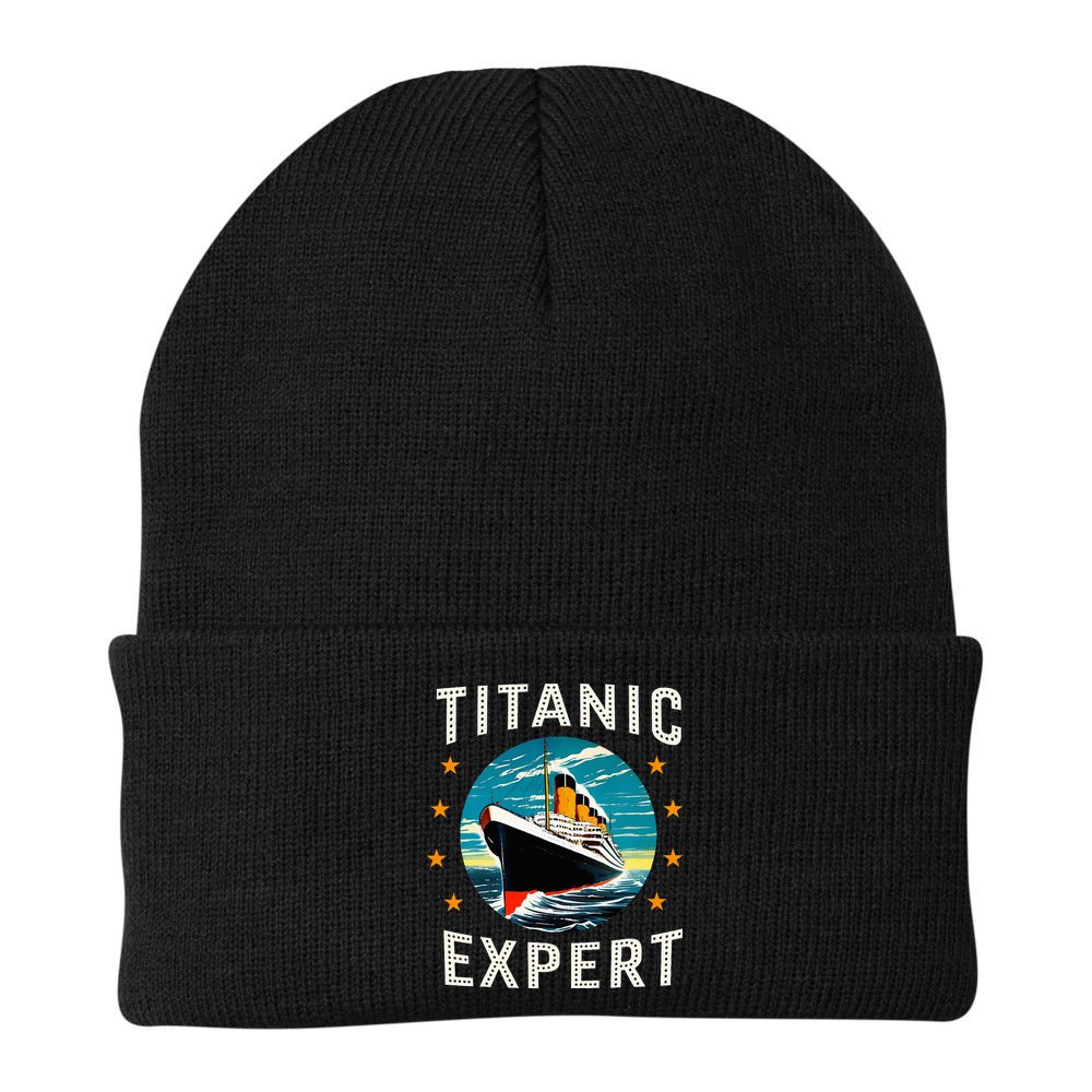 Titanic Expert Funny Rms Titanic Birthday Beanie