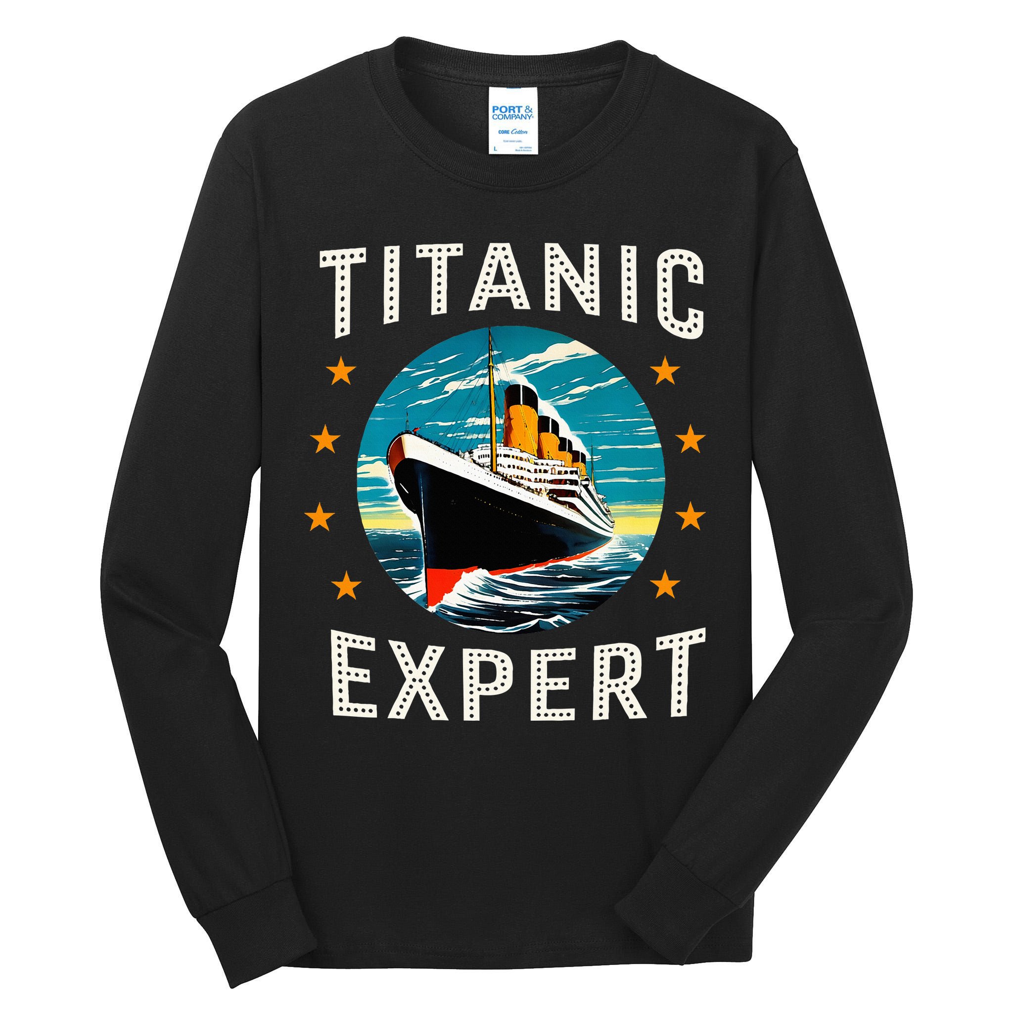 Titanic Expert Funny Rms Titanic Birthday Tall Long Sleeve T-Shirt