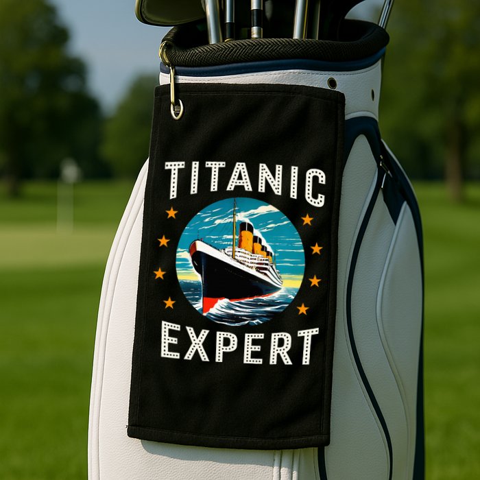 Titanic Expert Funny Rms Titanic Birthday Golf Towel