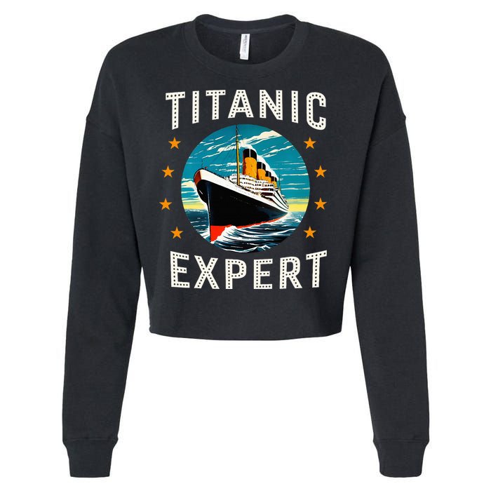 Titanic Expert Funny Rms Titanic Birthday Cropped Pullover Crew