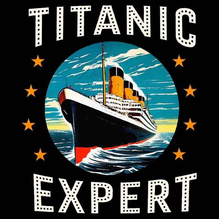 Titanic Expert Funny Rms Titanic Birthday Cropped Pullover Crew
