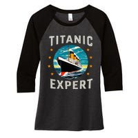 Titanic Expert Funny Rms Titanic Birthday Women's Tri-Blend 3/4-Sleeve Raglan Shirt