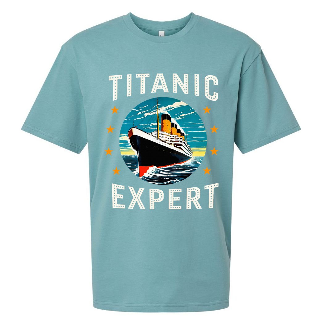 Titanic Expert Funny Rms Titanic Birthday Sueded Cloud Jersey T-Shirt