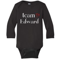 Team Edward Forks Washington La Push Baby Baby Long Sleeve Bodysuit